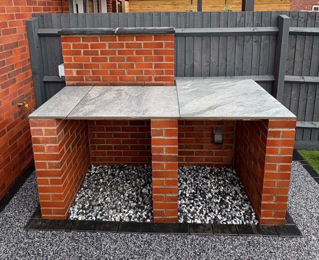 brick bbq brick bbq garden feature