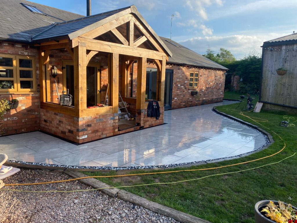 stone strong construction porch extension